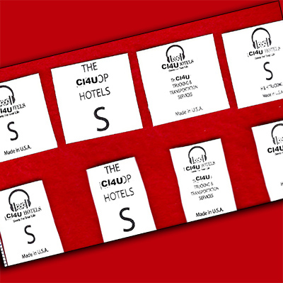 Custom printed content labels